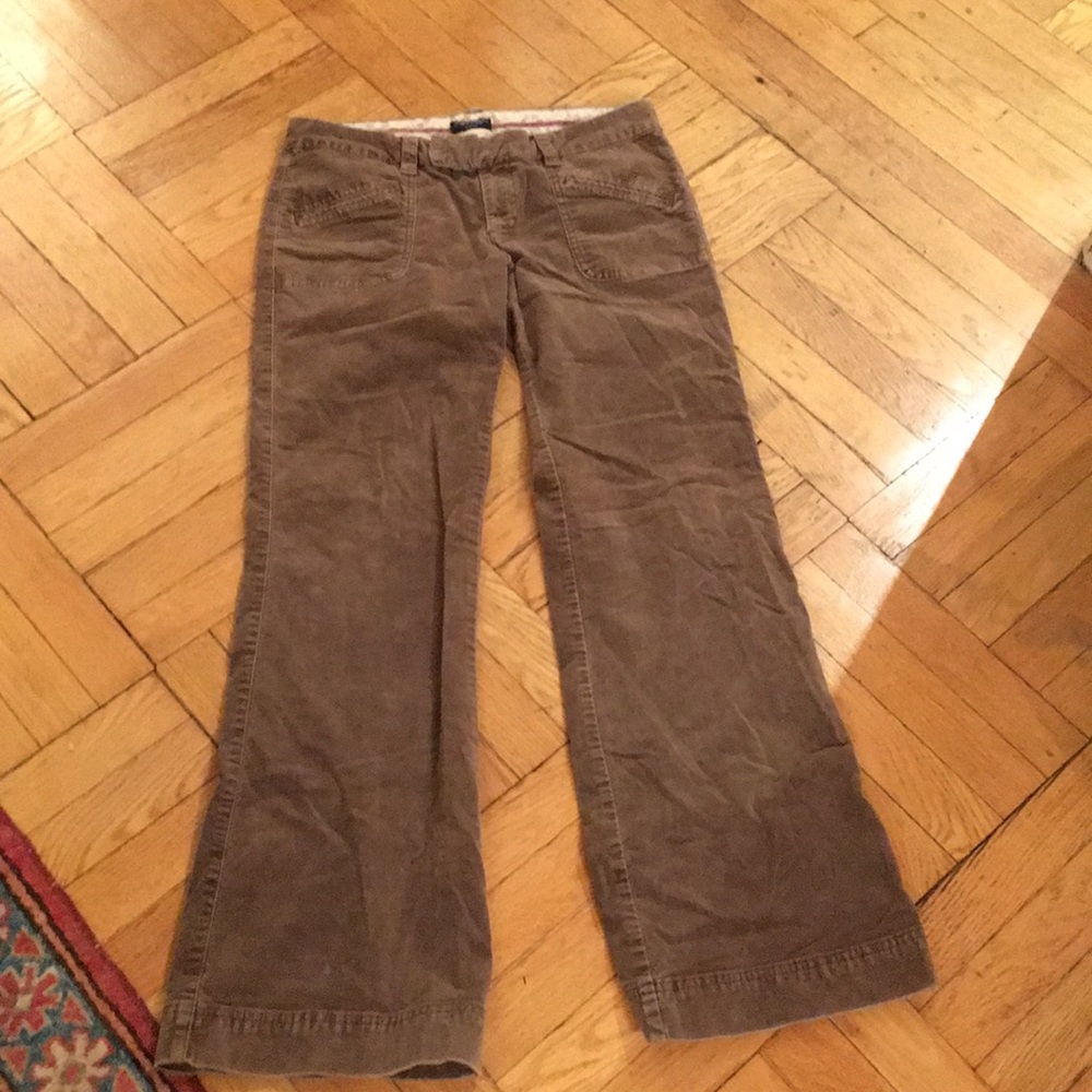 Brown Suede-like American Eagle Pants Size 8